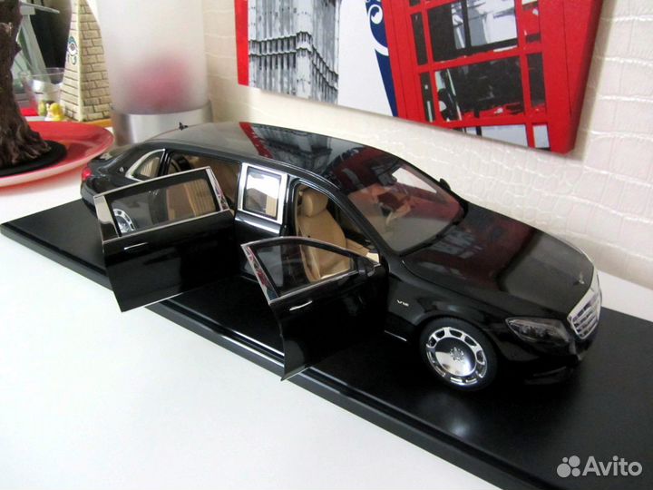 Mercedes Maybach W222 S 600 Pullman X222 2016 blac