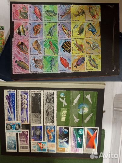 Почтовые марки мира и СССР. Подборка космос