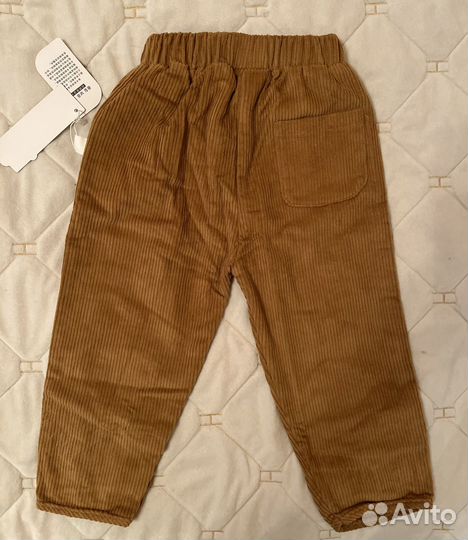 Брюки вельветовые детские 100