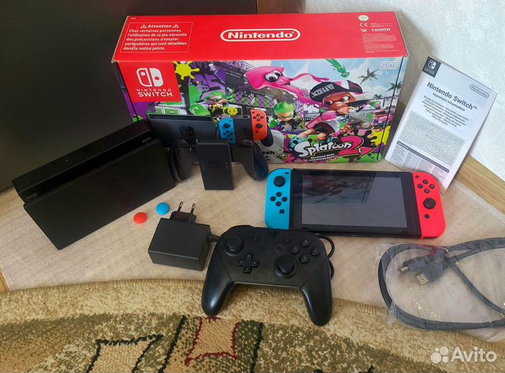 Nintendo Switch+30 игр+геймпад