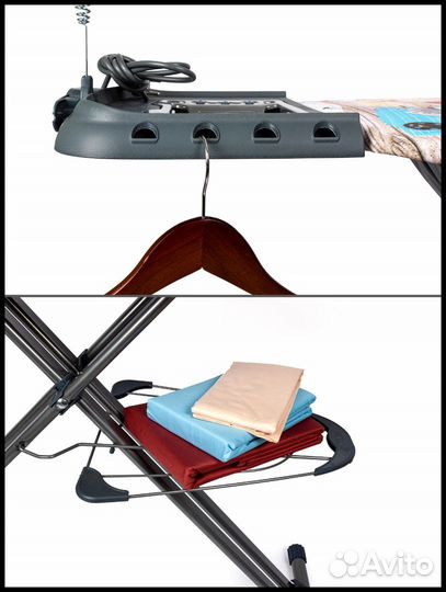 Гладильная доска Nika, Blues, 124*46 см. Новая