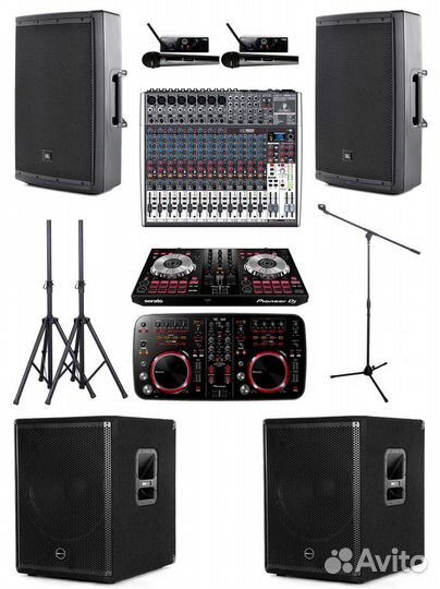 Dj. звук, свет, сцена, Аренда оборудования