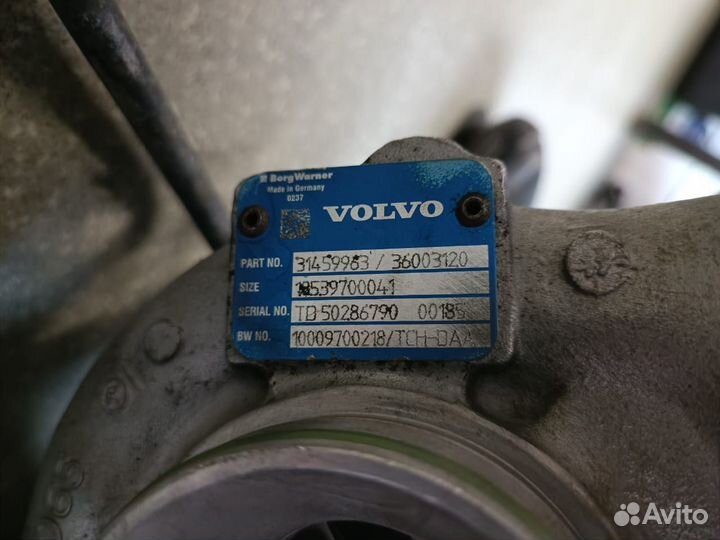 Турбина Volvo xc90 D4204 diesel 36050835