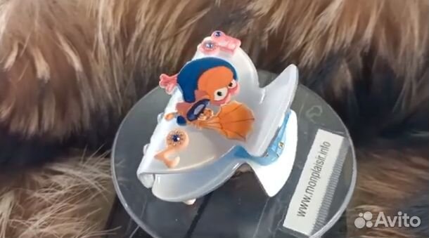 Краб для волос Mon PlaisiR 10-140 Франция