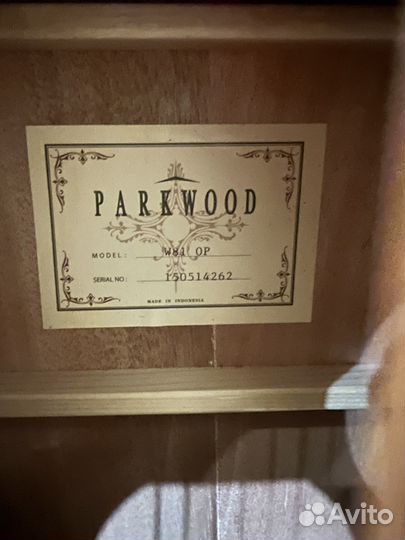Гитара Parkwood W81-OP