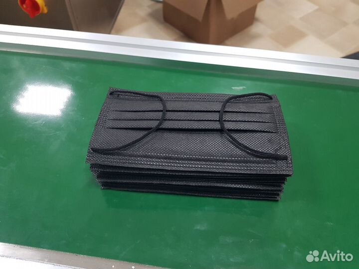 Одноразовые маски черные