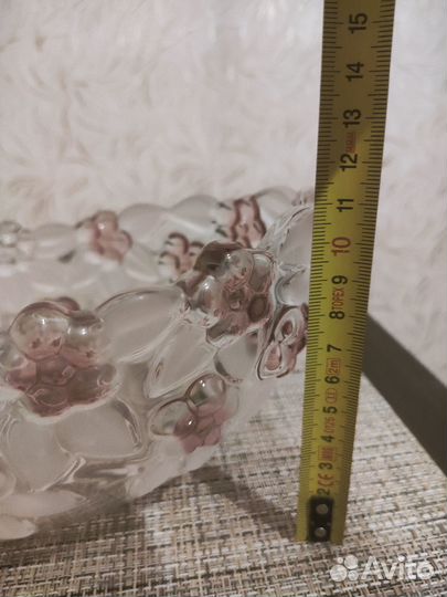 Конфетница цветное стекло. Германия