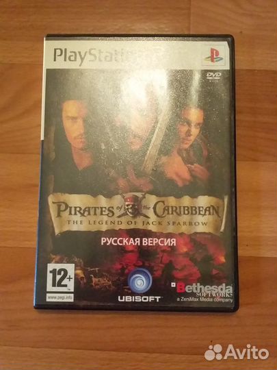 DVD диск Pirates of Carribean Playstation 2