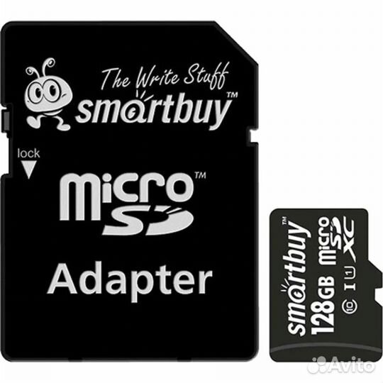 Карта памяти micro SD 128 gb Smartbuy