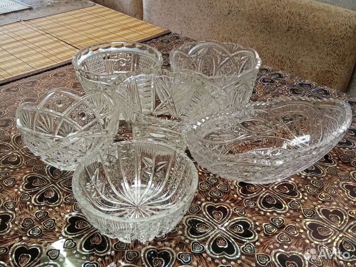 Вазы, хрусталь