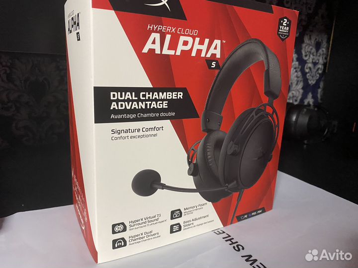 Наушники Hyperx Cloud Alpha S