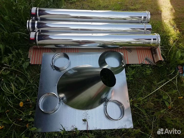 Готовая сборная труба для печки