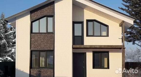 Фасадные панели Состаренный кирпич Шоколадный