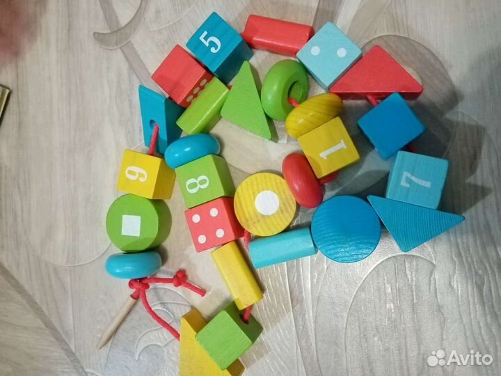 Шнуровка бусы