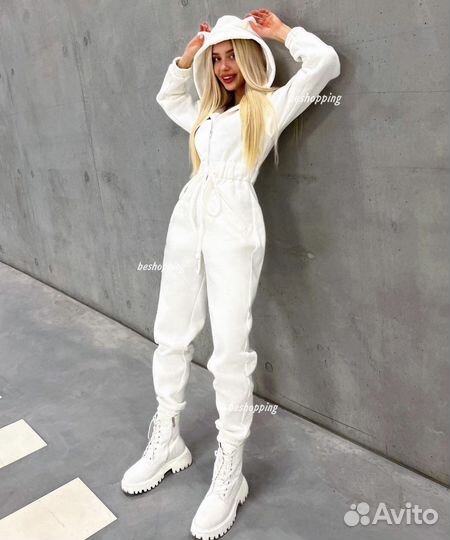 Женский комбинезон на флисе Beshopping