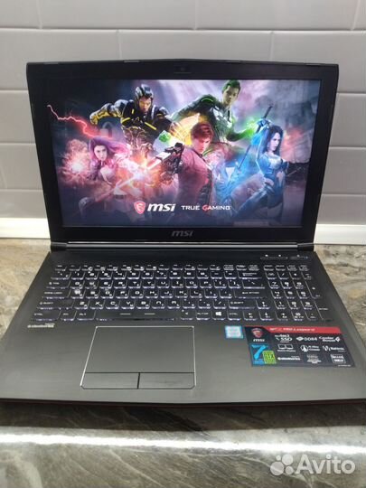Игровой MSI core i7-8 ядер/nvidiagtx1050/SSD/озу16