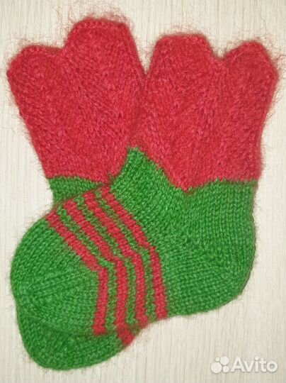 Новогодние носки малышам