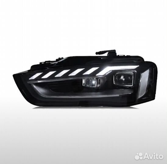 Фары для Audi A4 B8 рест Full LED Matrix стиль RS4
