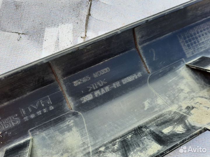 Накладка переднего бампера Hyundai Creta 2016