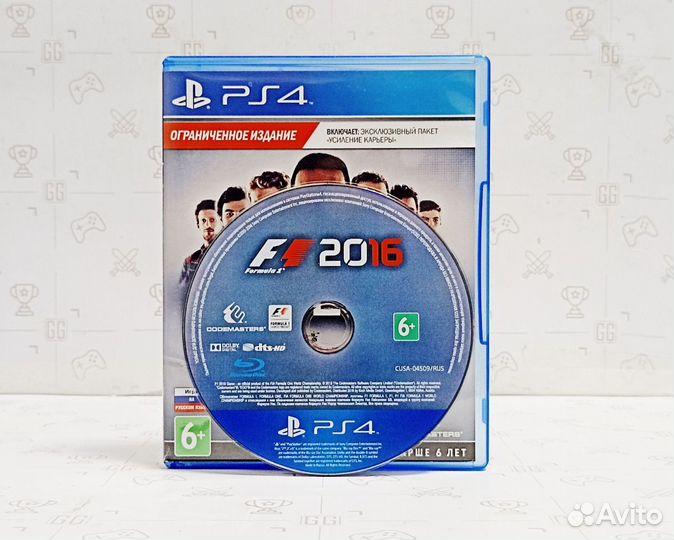 F1 2016 (Formula 1) для PS4