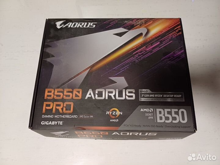 Gigabyte b550m aorus Pro неисправная