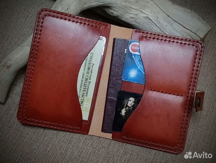 Докхолдер из натуральной кожи ручной работы