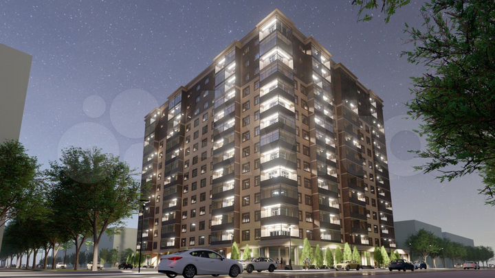 1-к. квартира, 59 м², 6/15 эт.