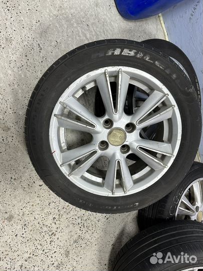 Комплект колес р 15 4*100 с резиной 185 55 лето