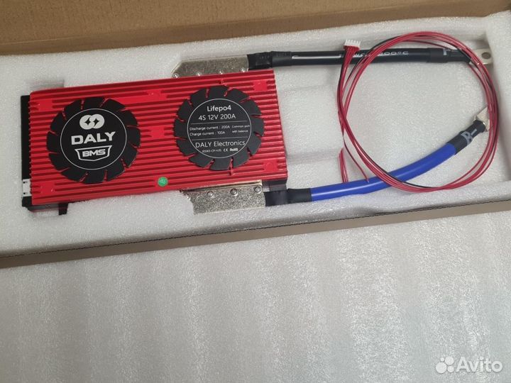 Плата контроля BMS lifepo4 4S 12V 200A DaLy