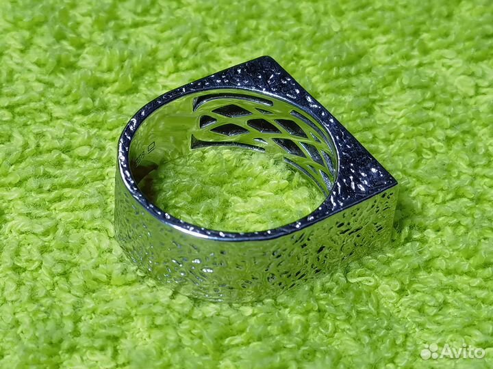 Мужская серебряная печатка