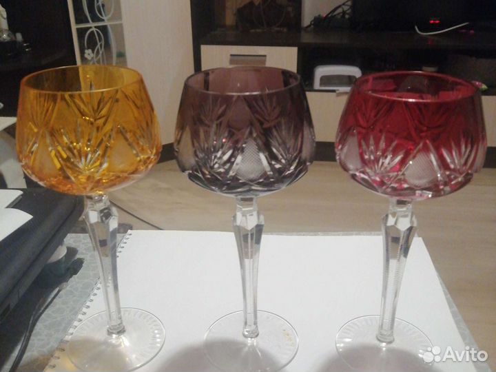 Хрустальные бокалы СССР