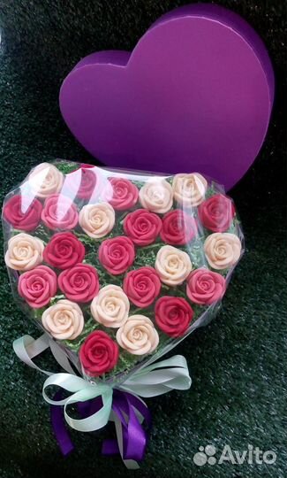 Цветы вкусные шоколадные