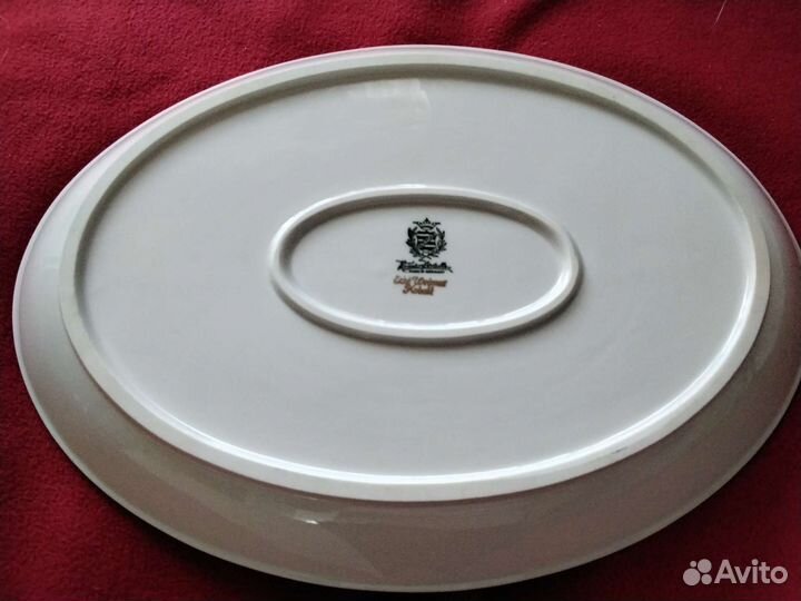 Блюдо фарфоровое кобальт Weimar