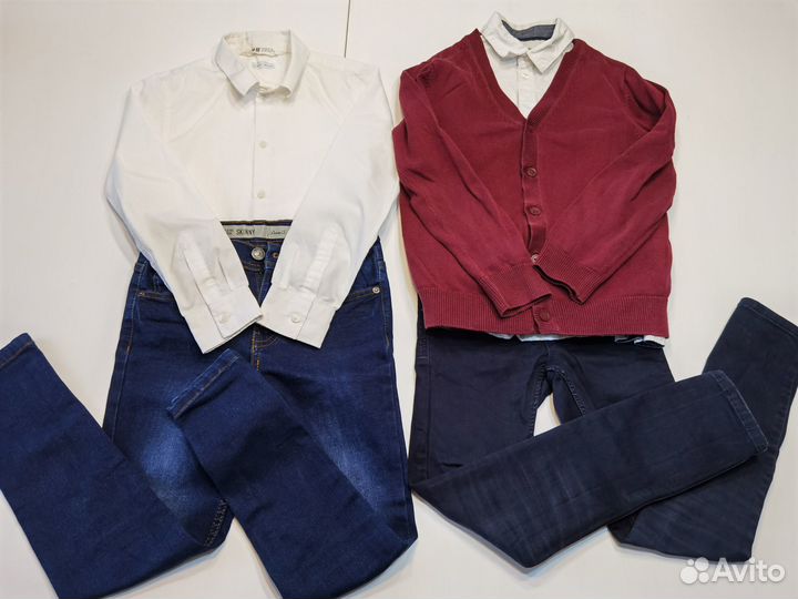 Одежда для мальчика в школу пакетом рост 122 128