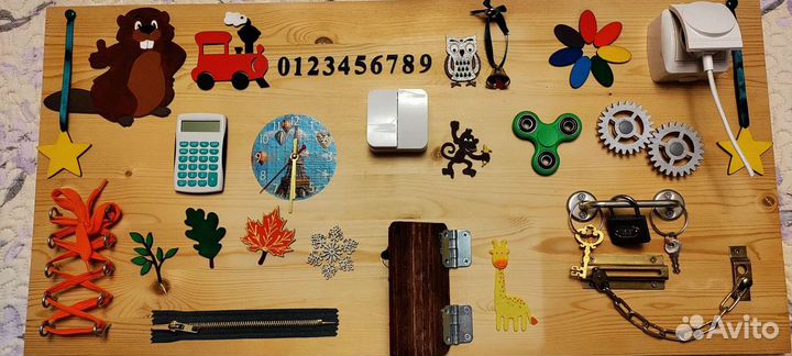 Бизиборд, развитие ребенка, детский