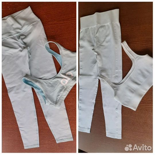 Костюмы для спорта 42 майка топ легинсы