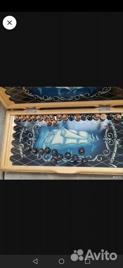 Фишки для нард или нарды Эксклюзив ручной работы