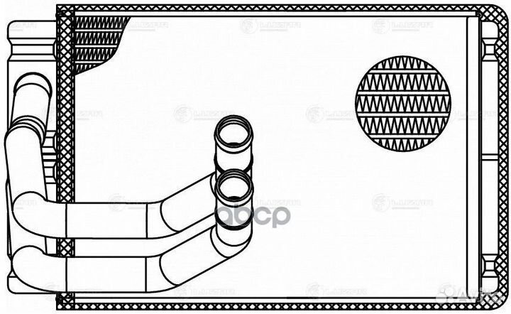 Радиатор отоп. для а/м Hyundai Matrix (01) LRh