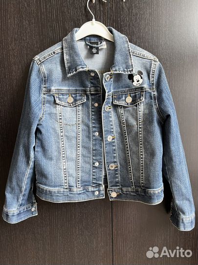 Джинсовая куртка детская 122