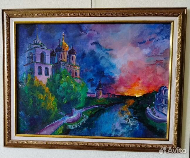 Картина холст, акрил
