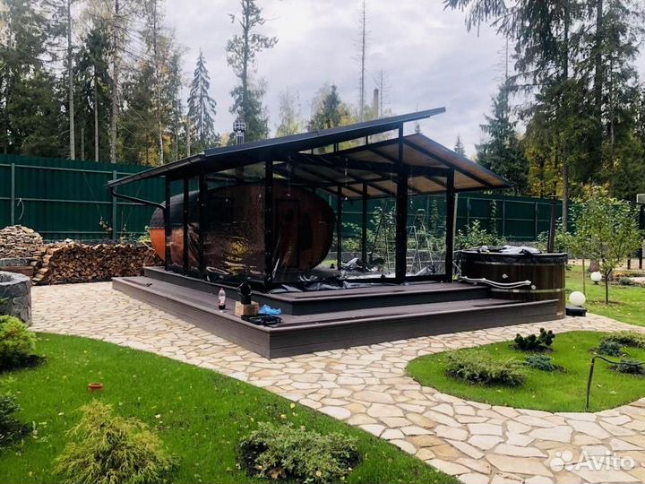 Мягкие окна на террасу, беседку, веранду