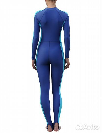 Женский лайкровый гидрокостюм для защиты от солнца