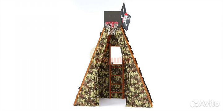 Уличный игровой домик Савушка База-1