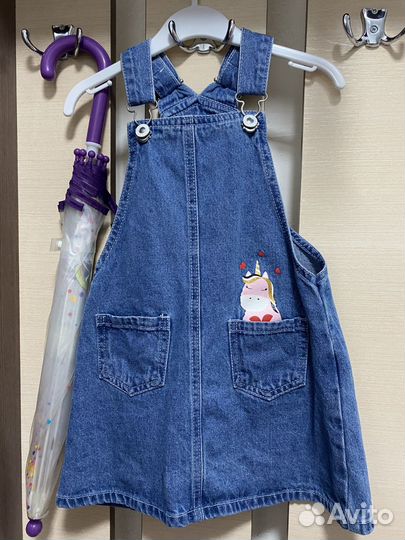 Сарафан джинсовый 110