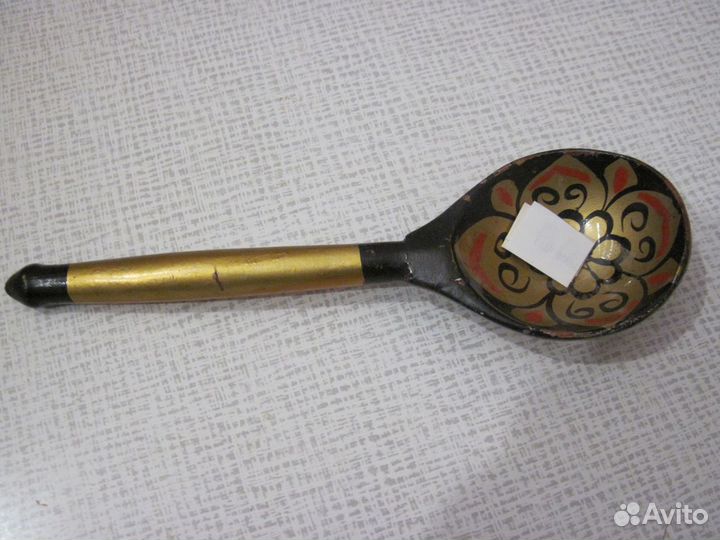 Ложка деревянная, расписная, Хохлома