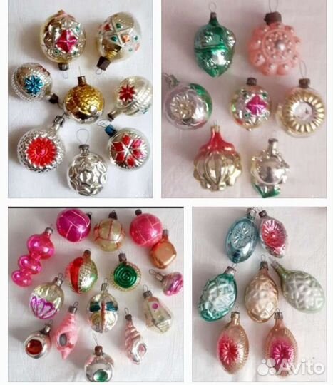 Елочные игрушки СССР. Красивые подвесочки