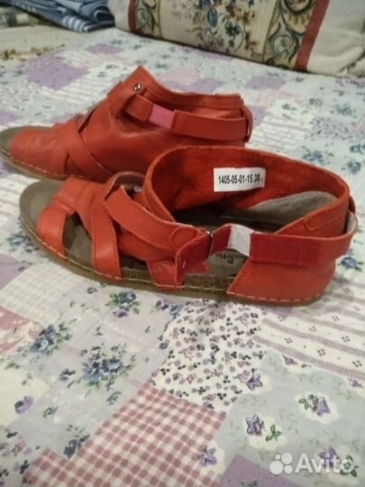 Туфли-босоножки, нат. кожа Португалия,38р,новые