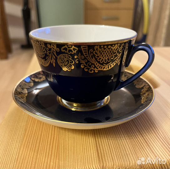 Чайный сервиз лфз кобальтовый