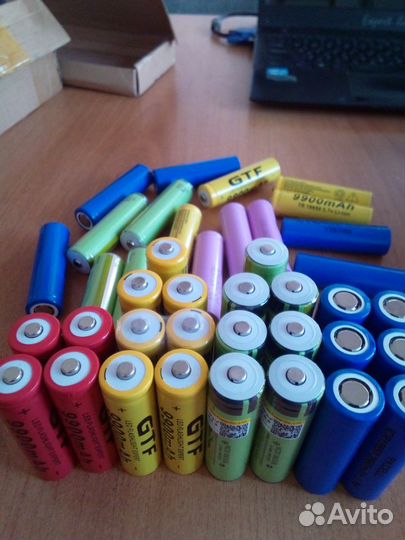 Батареи литиевые 18650 и 26650