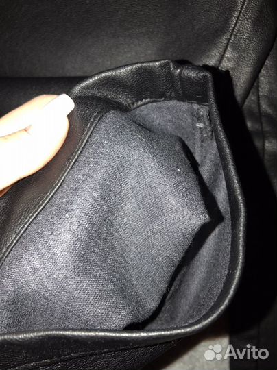 Кожанные штаны женские 48